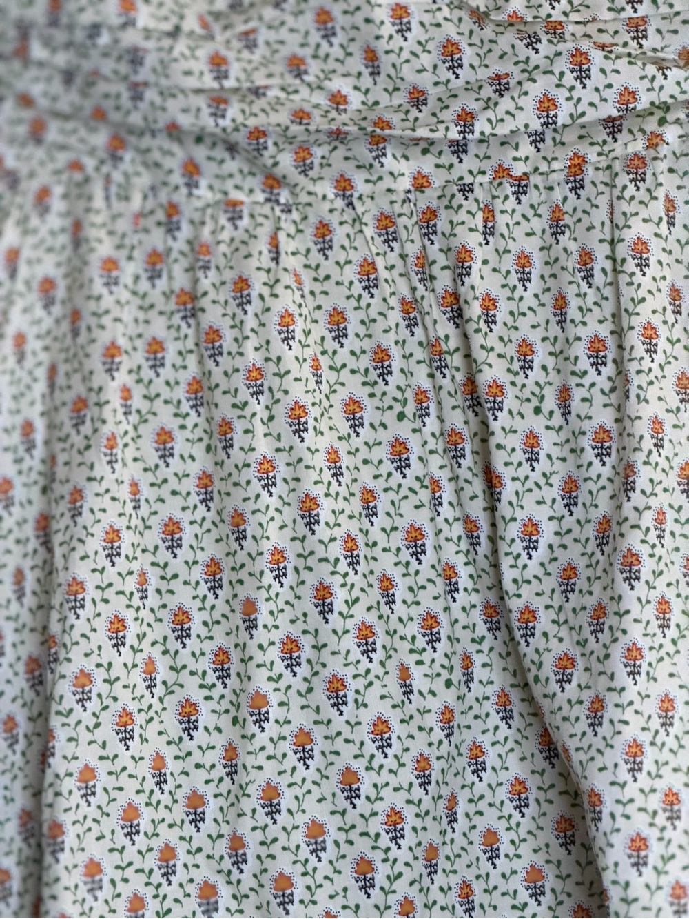 O.P.T x Tuckernuck | Floral Smocked Puff Sleeve Midi Dress | Size S - Picture 4 of 7